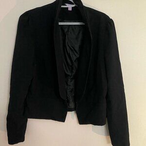 Black XL Blazer  with bow detail